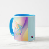 PADEL COFFEE MUG– VIBRANT STYLE for HER BRIGHTS マグカップ (正面左)