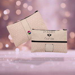 Padel Cosmetic Bag - Social Club Beige Black アクセサリーポーチ