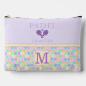 Padel Cosmetic Bag - Social Club Brights & Lilac アクセサリーポーチ (正面)