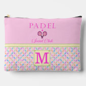 Padel Cosmetic Bag - Social Club Brights & Pink アクセサリーポーチ (正面)