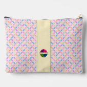 Padel Cosmetic Bag - Social Club Brights & Pink アクセサリーポーチ (裏面)