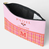 Padel Cosmetic Bag - Social Club Gingham Brights アクセサリーポーチ (見開き)