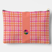Padel Cosmetic Bag - Social Club Gingham Brights アクセサリーポーチ (裏面)