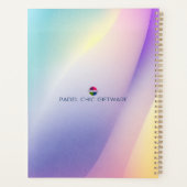 Padel Day Planner – Vibrant Hues for Her プランナー手帳 (裏面)