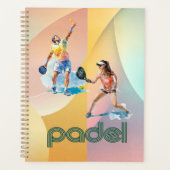 Padel Day Planner – Vibrant Padel Style プランナー手帳 (正面)
