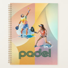 Padel Day Planner – Vibrant Padel Style プランナー手帳
