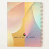 Padel Day Planner – Vibrant Padel Style プランナー手帳 (裏面)