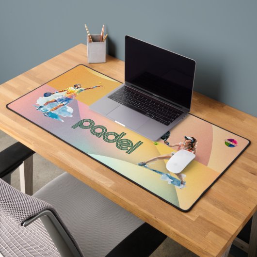 Padel Desk Mat: Vibrant Style Collection Vol.1 デスクマット (オフィス2)