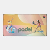 Padel Desk Mat: Vibrant Style Collection Vol.1 デスクマット (正面)