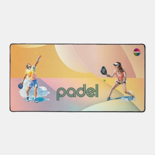 Padel Desk Mat: Vibrant Style Collection Vol.1 デスクマット (正面)