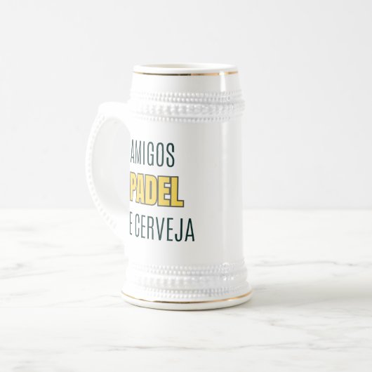 Padel e Amigos ビールジョッキ (正面左)