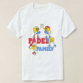 Padel Family | Retro Cartoon T-Shirt Tシャツ