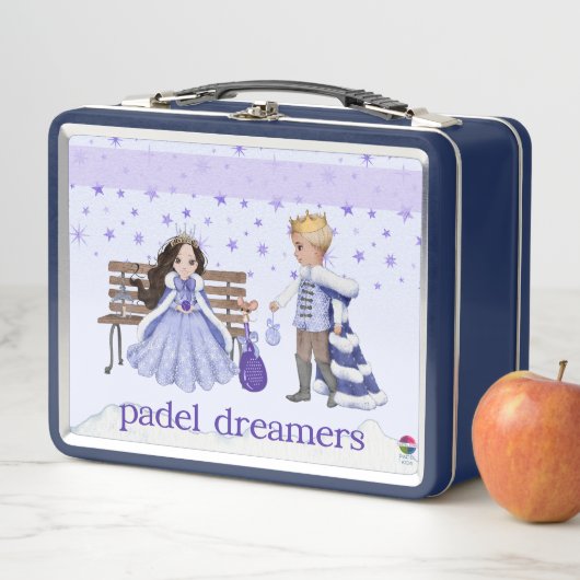 PADEL LUNCHBOX – ADORABLE PADEL PRINCESS & PRINCE  メタルランチボックス (インサイチュ)