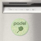 Padel Magnet – Spanish Tile Vibes Matcha Green マグネット (インサイチュ (食洗機))