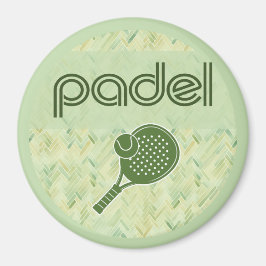 Padel Magnet – Spanish Tile Vibes Matcha Green マグネット
