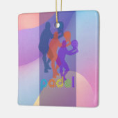 PADEL ORNAMENT – VIBRANT STYLE for HIM BRIGHTS セラミックオーナメント (左)