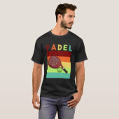 Padel Paddle Tennis Paddel Racquet Ball Tシャツ (正面フル)