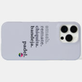 Padel Phone Case-Personalize Word Vibe Black Grey Case-Mate iPhoneケース (裏面 (横))