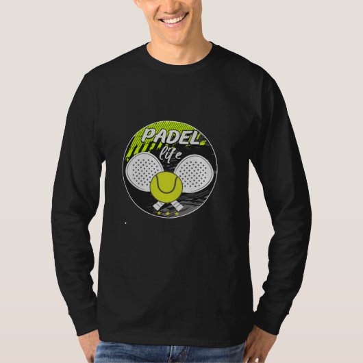 Padel Racquet Paddle Racket Padel Tennis Padel Lif Tシャツ (正面)