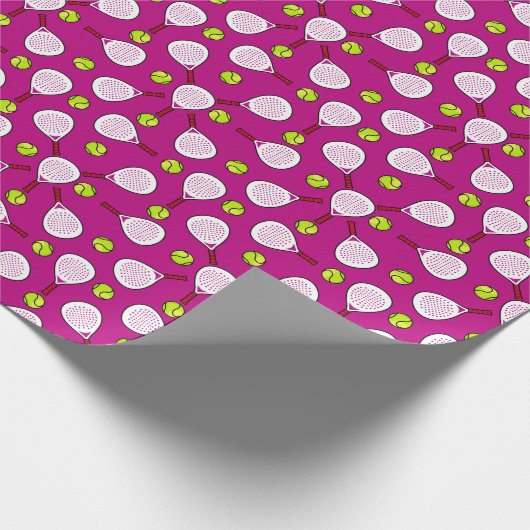 🎾Padel Rally Wrap hot pink ラッピングペーパー (角)
