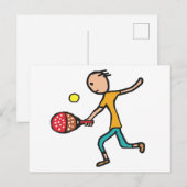 Padel Tennis ポストカード (正面/裏面)