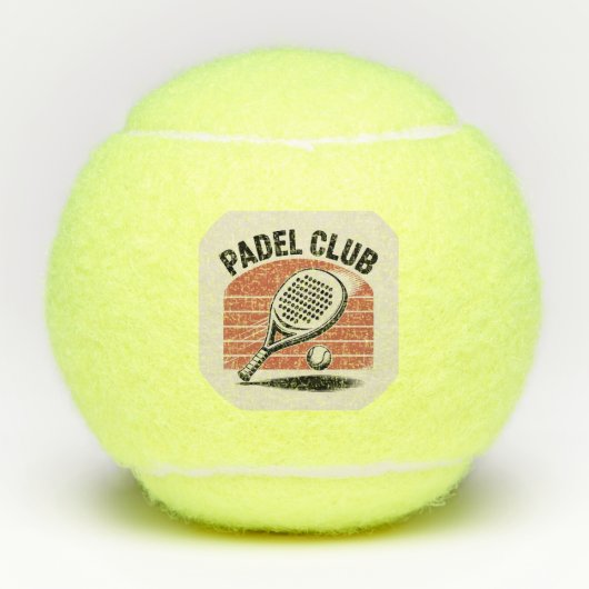 Padel tennis ball  テニスボール (正面)