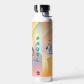 Padel Water Bottle: Vibrant Style Collection Vol.1 ウォーターボトル (左面)