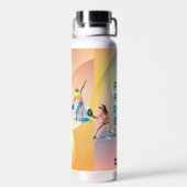 Padel Water Bottle: Vibrant Style Collection Vol.1 ウォーターボトル (背面)