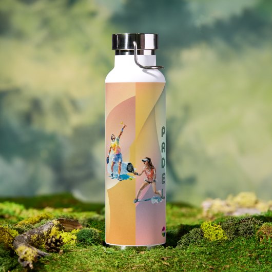 Padel Water Bottle: Vibrant Style Collection Vol.1 ウォーターボトル (アウトドア (回転後))