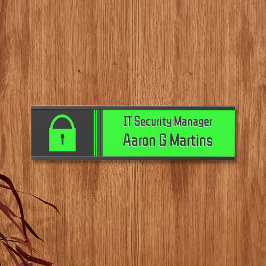 Padlock IT Security Techテーマ:カスタムロゴ・オプション サインプレート