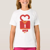 PADLOCK OPEN CLOSED HEART BY MASANSER PIXELAT Tシャツ (正面)