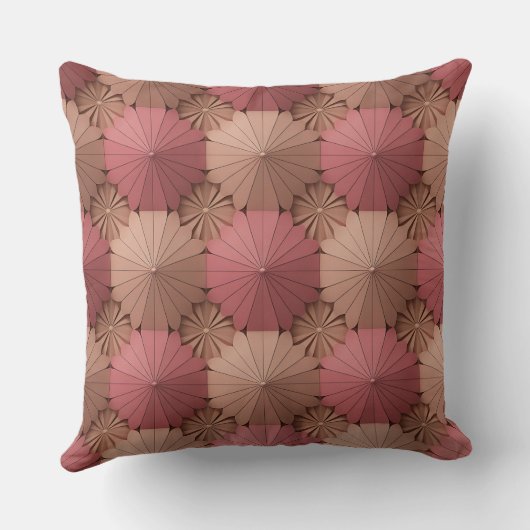 Padma Radiant Grid 3D Batik Motif クッション (裏面)