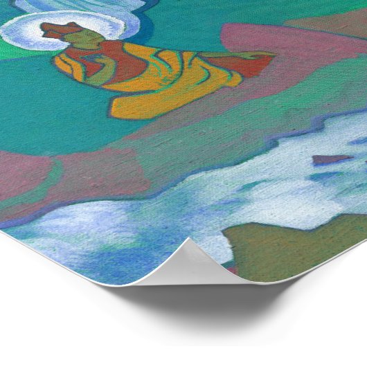 Padma Sambhava, 1924 by Nicholas Roerich ポスター (角)