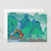 Padma Sambhava, 1924 by Nicholas Roerich ポストカード (正面/裏面)
