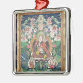 Padmasambhavaの短歌、c.749広告 メタルオーナメント (左)
