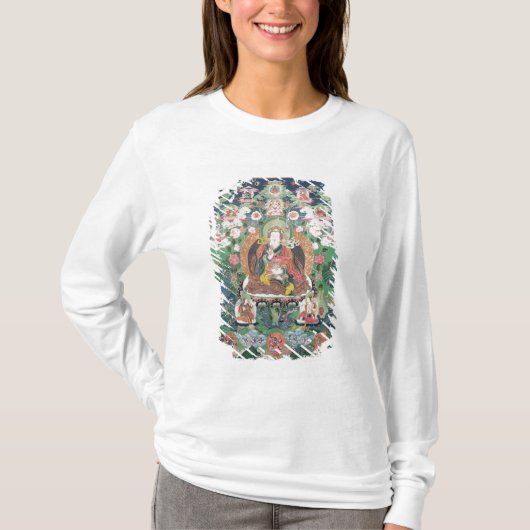 Padmasambhavaの短歌、c.749広告 Tシャツ (正面)