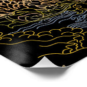 Padmasambhava Guru Rinpoche Buddhist Thangka ポスター (コーナー)