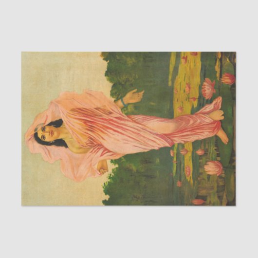 Padmini by Raja Ravi Varma 薄葉紙 (正面)