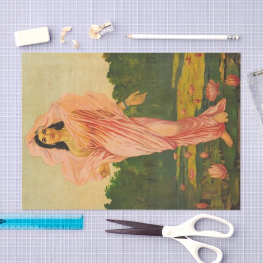 Padmini by Raja Ravi Varma 薄葉紙 (クラフト)