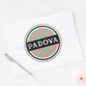 Padova City Pride Emblem – Italian Identity ラウンドシール (封筒)