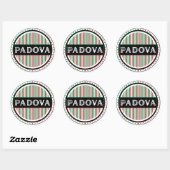 Padova City Pride Emblem – Italian Identity ラウンドシール (シート)