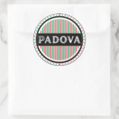 Padova City Pride Emblem – Italian Identity ラウンドシール (バッグ)