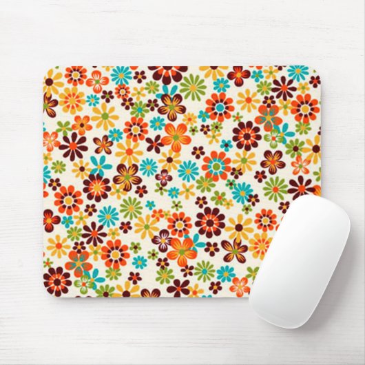 padrão de flores マウスパッド (マウス)