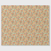padrão de flores ラッピングペーパー (フラット)