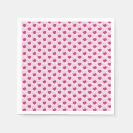 Padrão fofo de pequenos corações. スタンダードカクテルナプキン