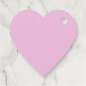 Padrão fofo de pequenos corações. フェイバータグ (裏面)