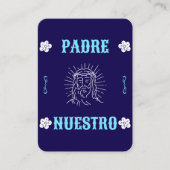 Padre Nuestro Prayer Card – Spanish Our Father プレイスカード (正面)