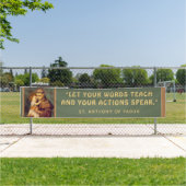 Paduaの宗教的な聖アンソニーベビーイエズアウトドア 横断幕 (インサイチュ)