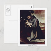Paduaの聖アントニーby Zurbaran Francisco De ポストカード (正面/裏面)