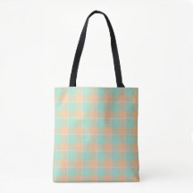 Padua Green and Corvette Peach Plaid